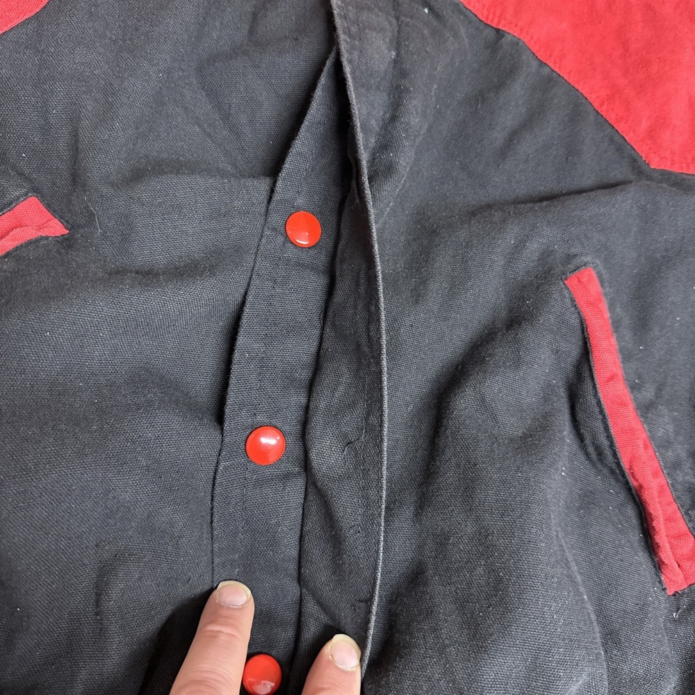 Vintage 70s Stormin Norman Miller Music Button Up Canvas‎ Vest - Picture 7 of 11